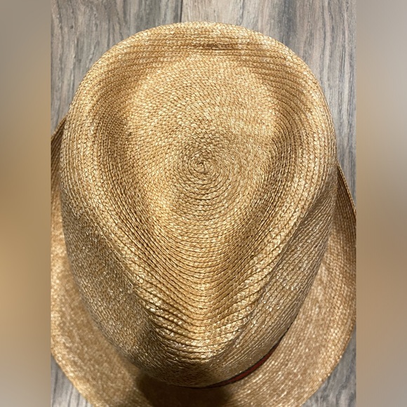 Gucci Abaca Straw Web Fedora Hat SZ M, fits small! - Picture 4 of 8